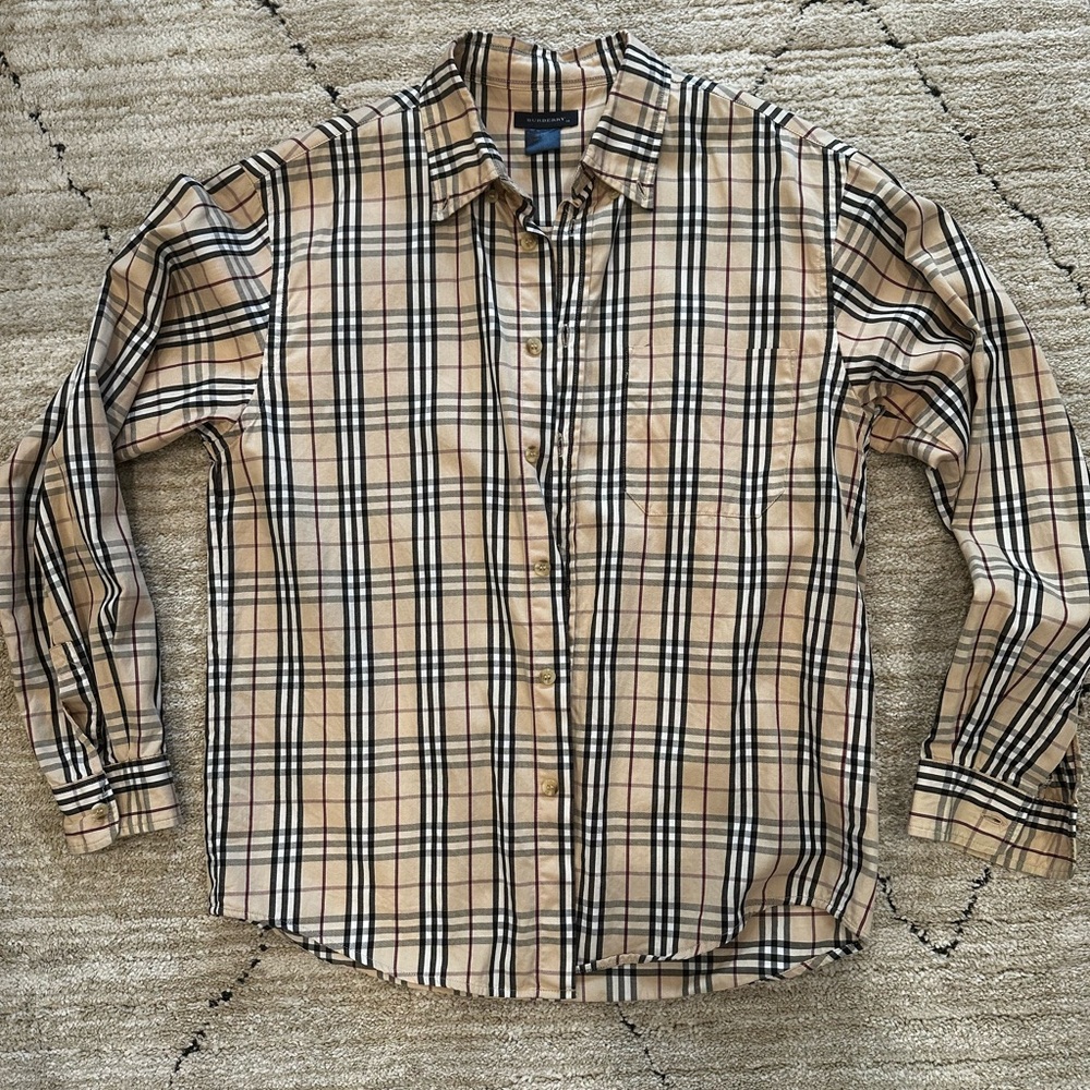 Burberry Button down boys